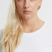 Organic Stretch Cropped T-Shirt: Women's