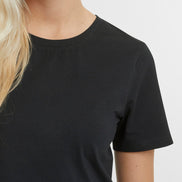 Organic Stretch Cropped T-Shirt: Women's