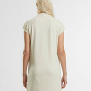 Organic Extended Shoulder T-shirt Dress: Womens
