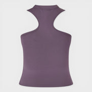 Sleek Asymmetric Rowing Top Violet
