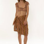 Sisstr Ditsy Summer of Love Cap Sleeve Top