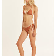Sisstr Seeker Solid Skimpy Tie Side Swim Bottom