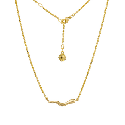 Medusa Reversible Gold Necklace