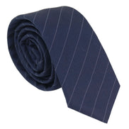 Stz41 - Men's Tie Hankie Pin Stripe Classic Gatsby Peaky Blinders