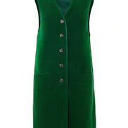 Cathel Borg Longline Gilet - Green