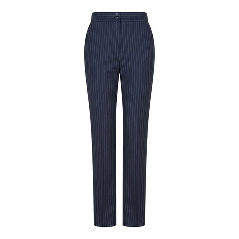TPW-37 - Women's 3 Piece Navy Blue Pinstripe Suit