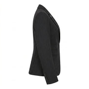 TPW-38 - Women's 3 Piece Black Pinstripe Suit