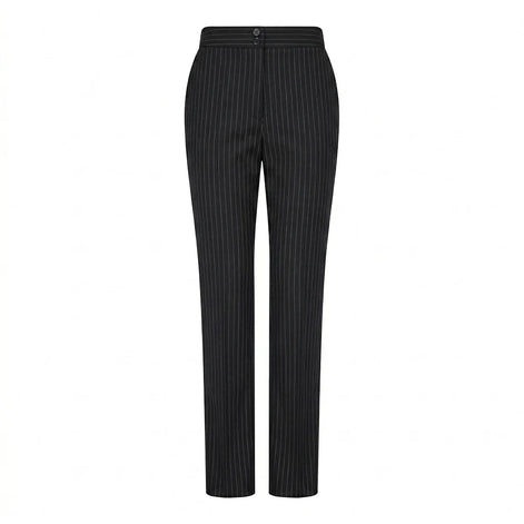TPW-38 - Women's 3 Piece Black Pinstripe Suit