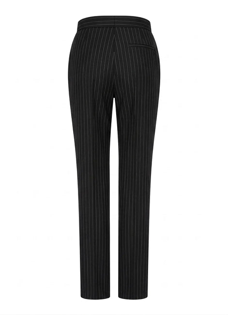 TPW-38 - Women's 3 Piece Black Pinstripe Suit
