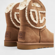UGG x Telfar Logo Mini Boot Chestnut
