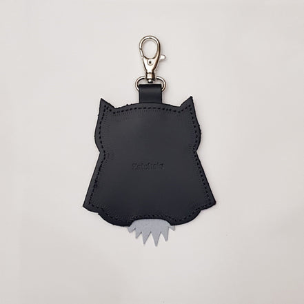 Owl bag charm - Union Jack - Navy Blue