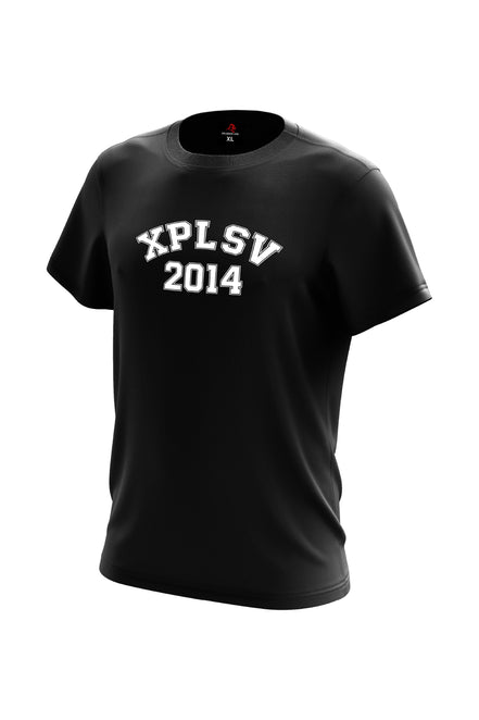 XAPE Campus Script Tee - Black