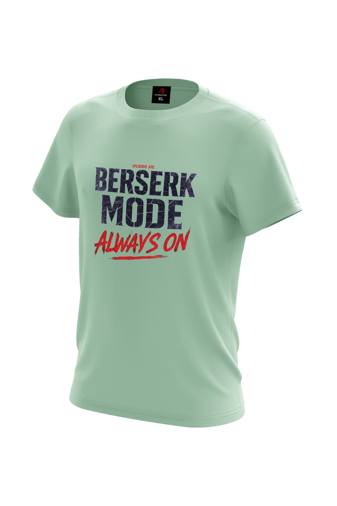 XAPE Berserk Mode on Tee - Mint Green