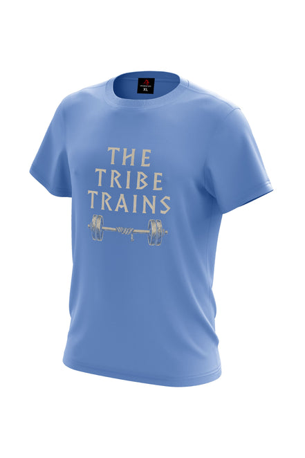 XAPE the Tribe Trains Tee - Carolina Blue