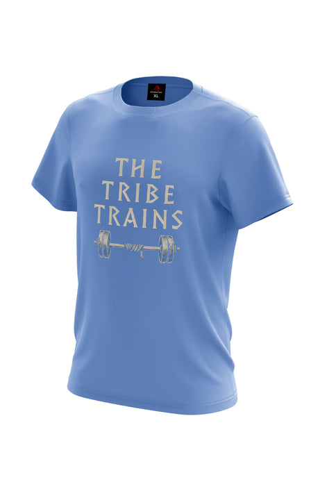 XAPE the Tribe Trains Tee - Carolina Blue
