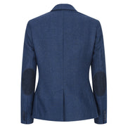 Wsn02 - Women's Tweed Navy Blue Blazer Waistcoat & Trousers 1920s Suit