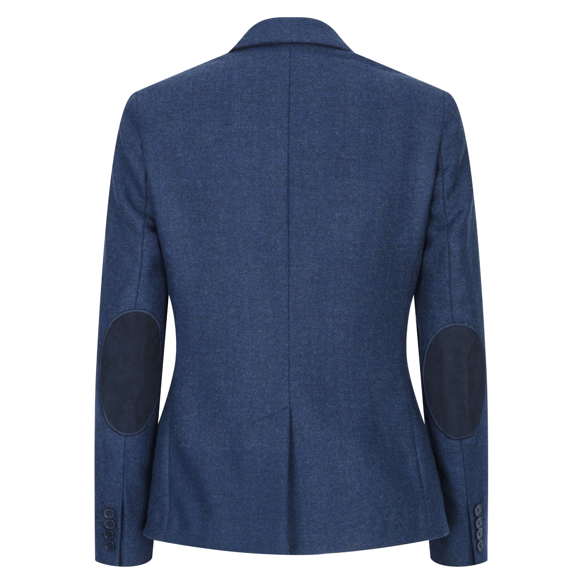 Wsn02 - Women's Tweed Navy Blue Blazer Waistcoat & Trousers 1920s Suit