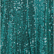 Yumi Green Sequin Top with Fluted Sleeve