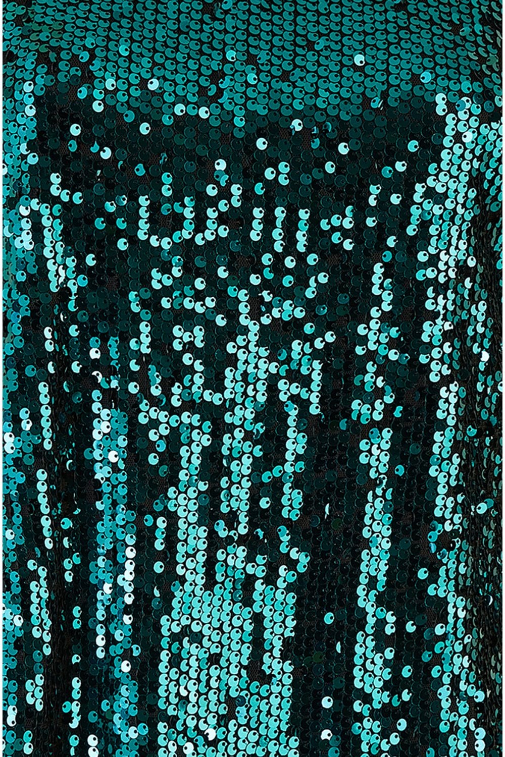 Yumi Green Sequin Tunic Dress with Balloon Sleeves
