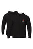 XAPE Classic Strength Logo Oversized Zip Hoodie - Black